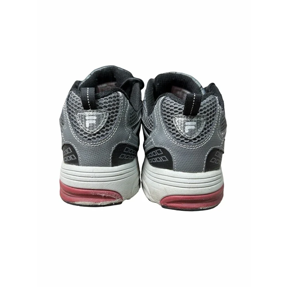 FILA Windshift 15 Men's Running Shoes Size 12 Gray Black Red Tennis Sneakers
